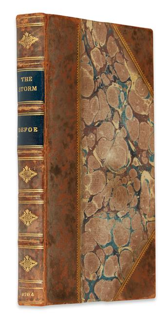 [DEFOE, DANIEL.]  The Storm; or, A Collection of the Most Remarkable Casualties and Disasters . . . both by Sea and Land. 1704